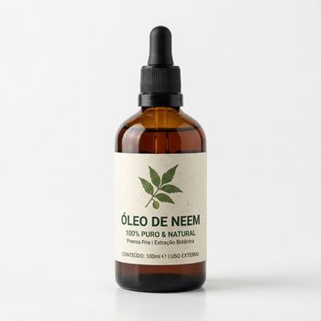 Óleo de Neem 100% Puro Prensado a Frio 100ml